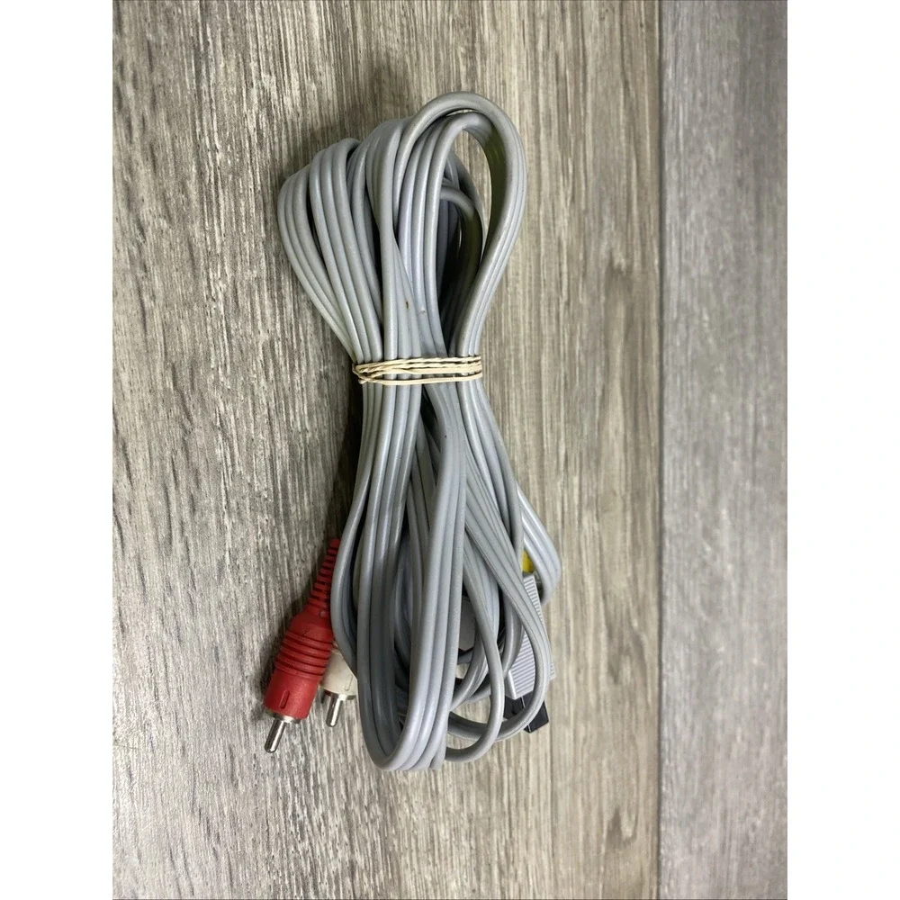 OFFICIAL OEM GENUINE Nintendo Wii AV VIDEO‎ COMPOSITE CABLE RVL-009
